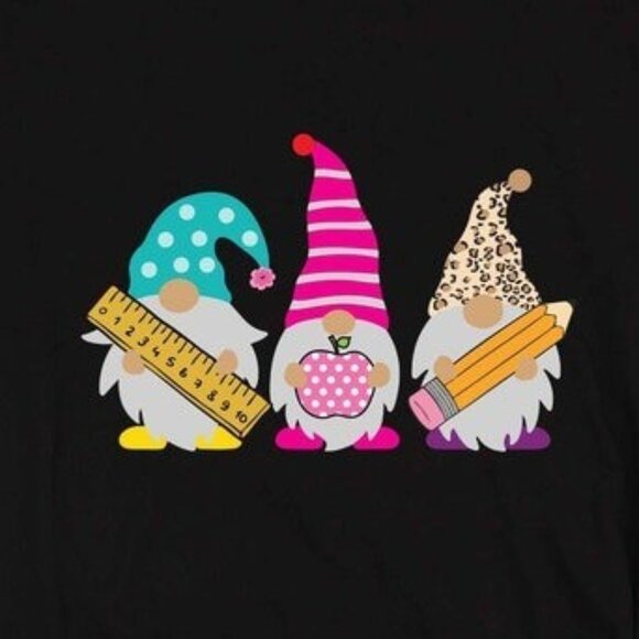 Gnomes Teacher T-Shirt, Teacher Life, Gnome Teacher Shirt, Gnomes T-Shirt - Picture 2 of 3